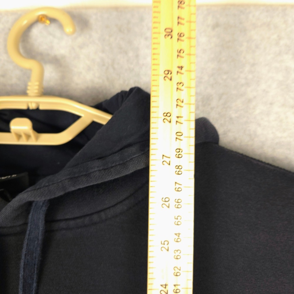 Anon Pullover Hoodie Black White Logo Hooded Sweatshirt Men's Medium - Picture 8 of 8